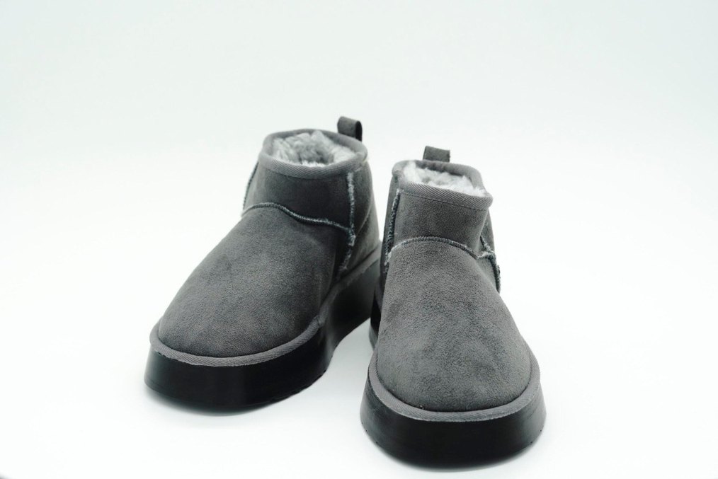 YÜKSEK TABANLI MİNİ BOT GRİ(36-40 NUMARA ARALIĞI MEVCUTTUR) - Görsel 5