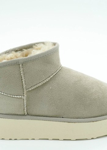 YÜKSEK TABANLI MİNİ BOT BEJ(36-40 NUMARA ARALIĞI MEVCUTTUR) - Görsel 2