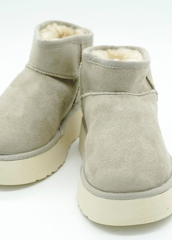 YÜKSEK TABANLI MİNİ BOT BEJ(36-40 NUMARA ARALIĞI MEVCUTTUR) - Görsel 4