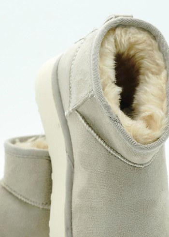 YÜKSEK TABANLI MİNİ BOT BEJ(36-40 NUMARA ARALIĞI MEVCUTTUR) - Görsel 9