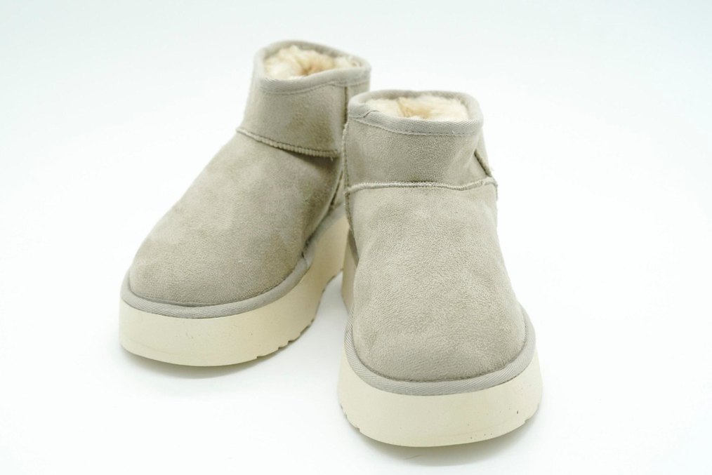 YÜKSEK TABANLI MİNİ BOT BEJ(36-40 NUMARA ARALIĞI MEVCUTTUR) - Görsel 4