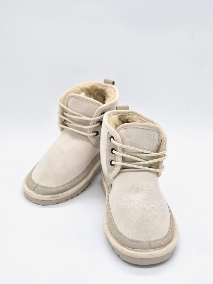 MİNİ BAĞICIKLI BOT BEJ (36-40 NUMARA ARALIĞI MEVCUTTUR) - Görsel 3