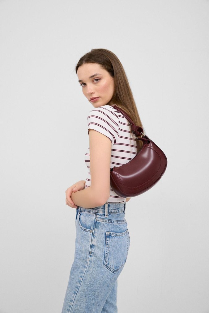 BAGET ÇANTA BORDO - Görsel 2