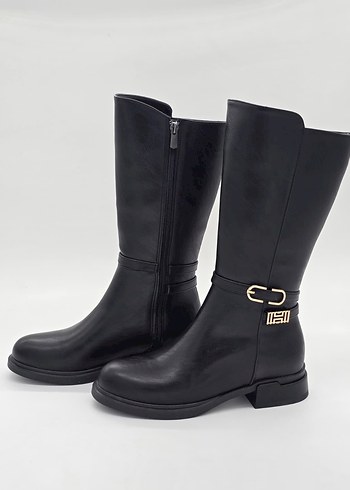 SİYAH ÇİZME (36-40 NUMARA ARALIĞI MEVCUTTUR) - Görsel 5