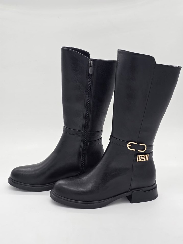 SİYAH ÇİZME (36-40 NUMARA ARALIĞI MEVCUTTUR) - Görsel 5