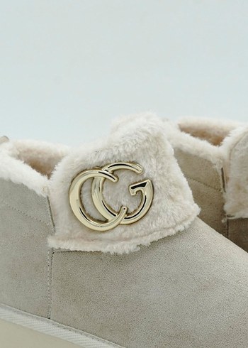 TOKA DETAYLI MİNİ BOT BEJ (36-40 NUMARA ARALIĞI MEVCUTTUR) - Görsel 4