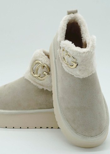 TOKA DETAYLI MİNİ BOT BEJ (36-40 NUMARA ARALIĞI MEVCUTTUR) - Görsel 8