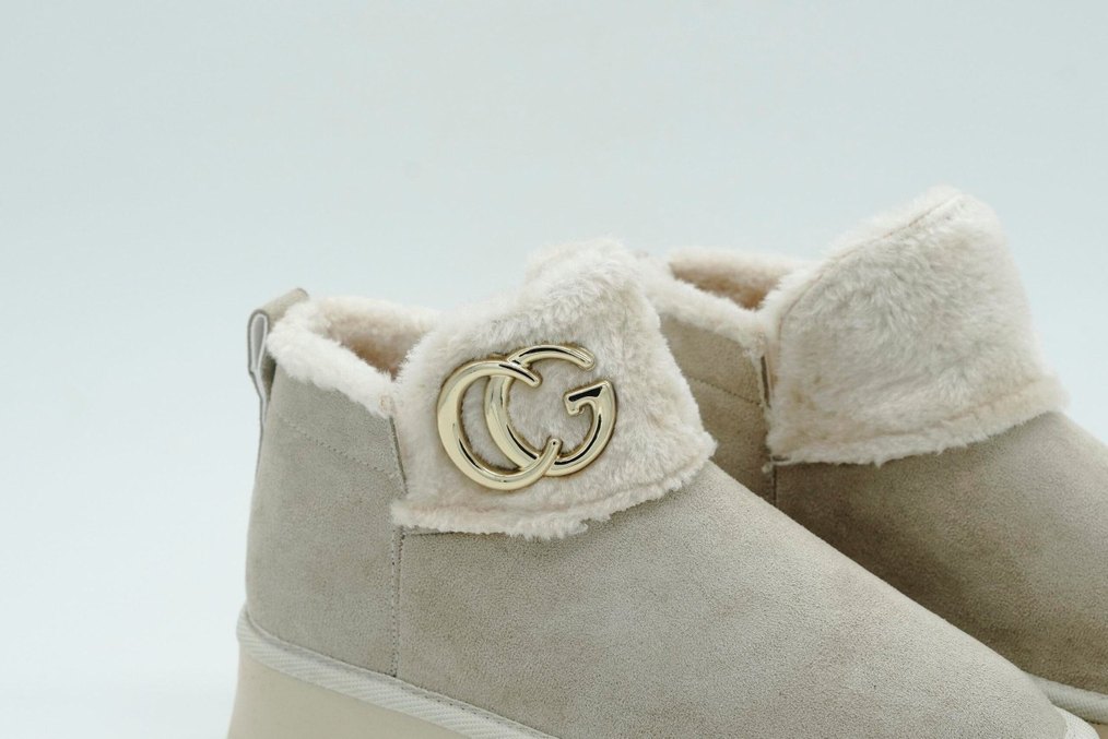 TOKA DETAYLI MİNİ BOT BEJ (36-40 NUMARA ARALIĞI MEVCUTTUR) - Görsel 4