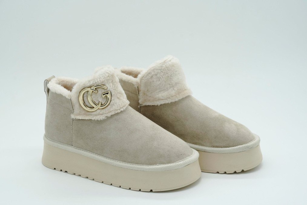 TOKA DETAYLI MİNİ BOT BEJ (36-40 NUMARA ARALIĞI MEVCUTTUR) - Görsel 2