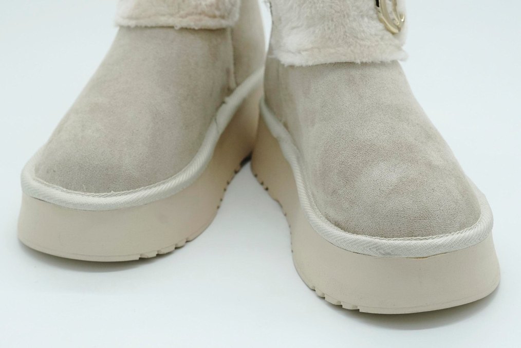 TOKA DETAYLI MİNİ BOT BEJ (36-40 NUMARA ARALIĞI MEVCUTTUR) - Görsel 5