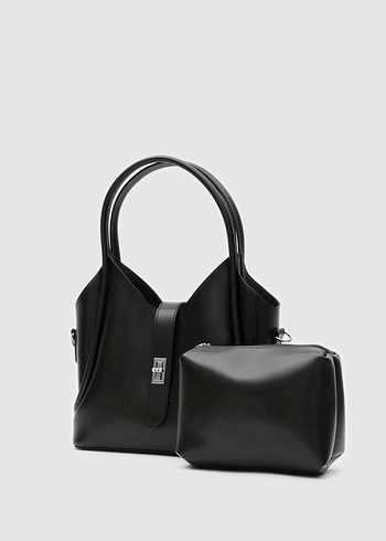 EL&ÇAPRAZ ASKILI ÇANTA SİYAH - Görsel 4