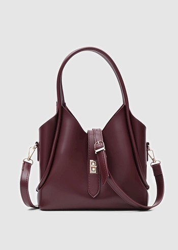 EL&ÇAPRAZ ASKILI ÇANTA BORDO - Görsel 6