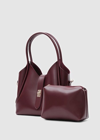 EL&ÇAPRAZ ASKILI ÇANTA BORDO - Görsel 4