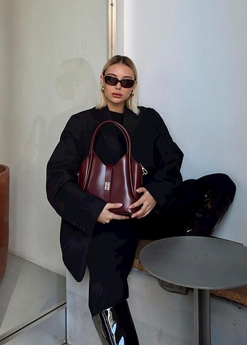 EL&ÇAPRAZ ASKILI ÇANTA BORDO - Görsel 5