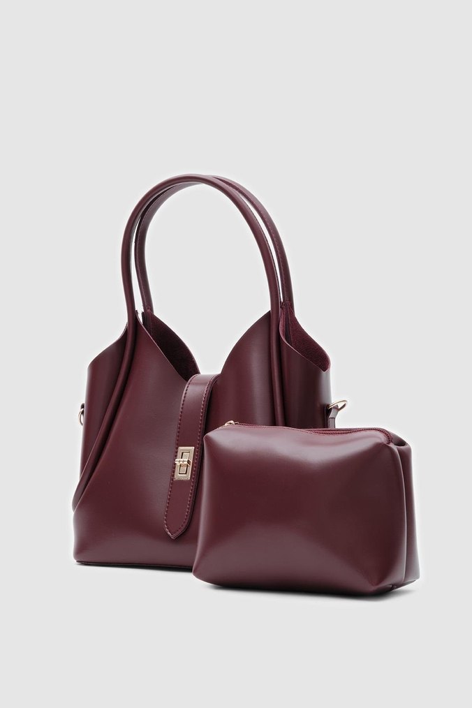 EL&ÇAPRAZ ASKILI ÇANTA BORDO - Görsel 4