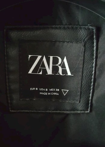 Zara Deri Ceket Erkek - Görsel 3