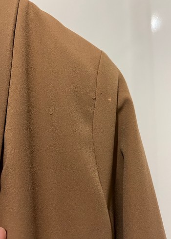 Drapeli Bej Kadın Blazer Ceket - Görsel 3