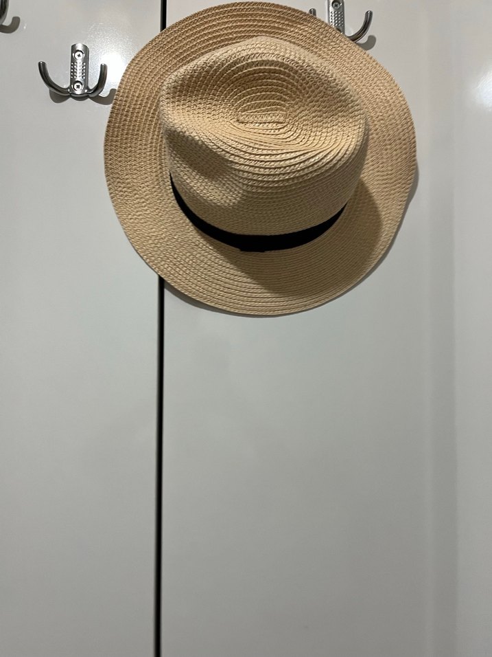 Bej Bohem Geniş Kenarlı Kadın Şapka - Görsel 3