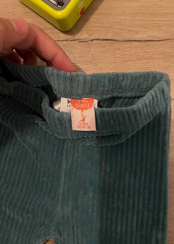 Kız Çocuk Turkuaz Pilili Tayt - Görsel 2