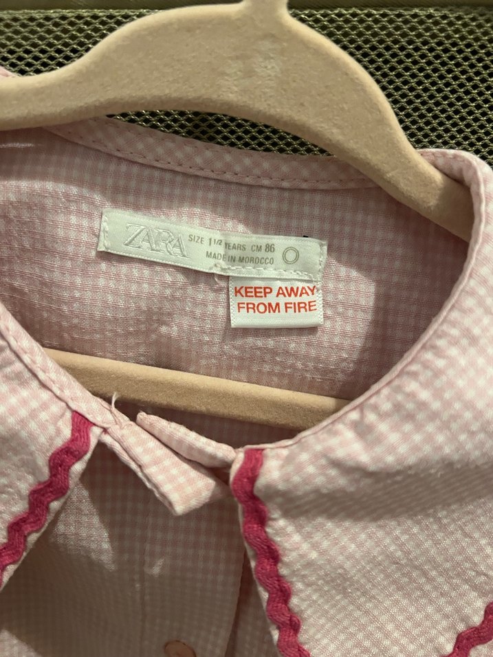 Düğmeli, Nakışlı Kız Çocuk Kolsuz Gömlek - Görsel 2