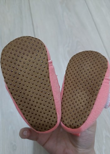 Pembe Fiyonk Detaylı İlk Adım Kız Ayakkabısı - Görsel 4