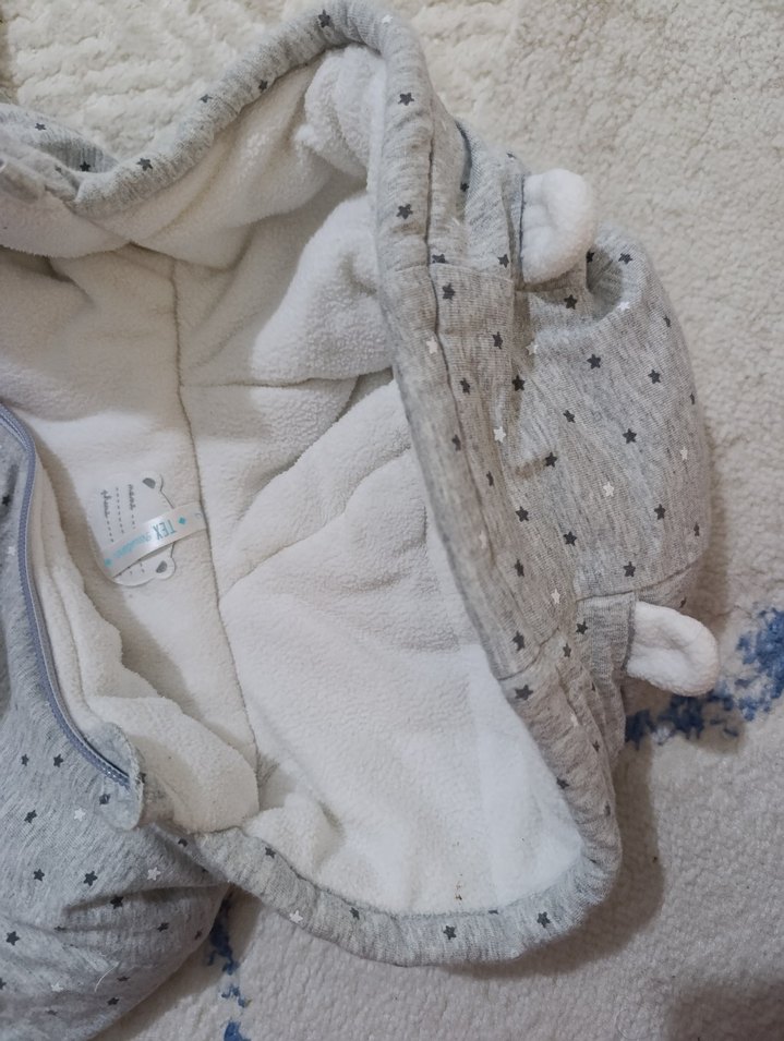 gri sıcacık kışlık tulum sıfır gibi yurtdışı mali sağlam - Görsel 3