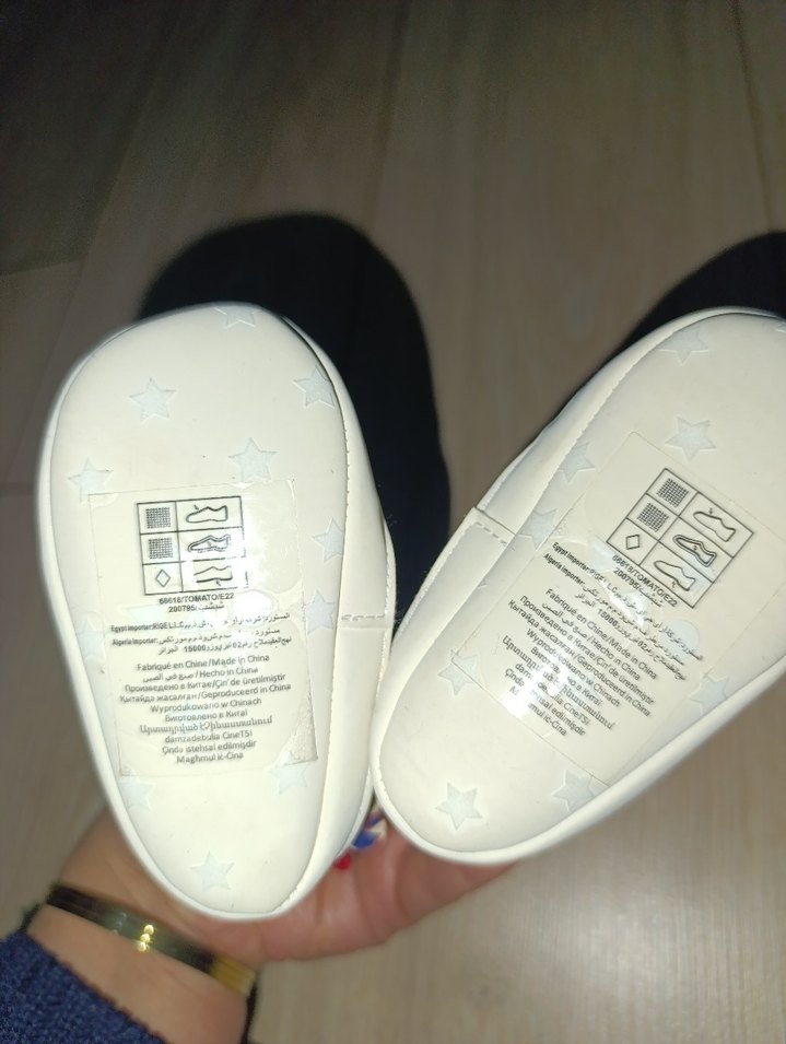 3-6 ay kız bebek ayakkabısı - Görsel 4