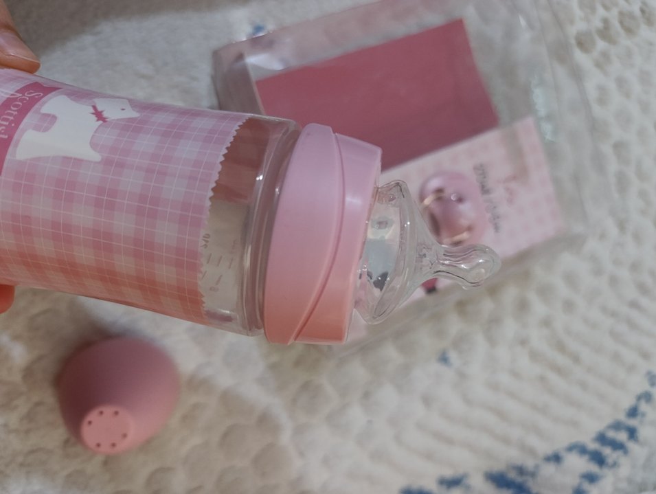 Pastel Pembe 270ml Bebek Biberonu (0-6 Ay) - Görsel 4