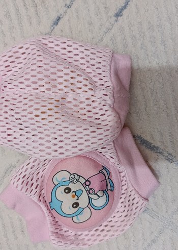 Pembe Nakışlı Çocuk Diz Koruyucu - Görsel 2