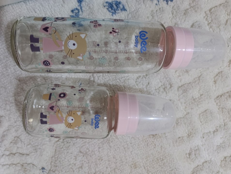 Pastel Pembe Bebek Biberon Seti - Görsel 2