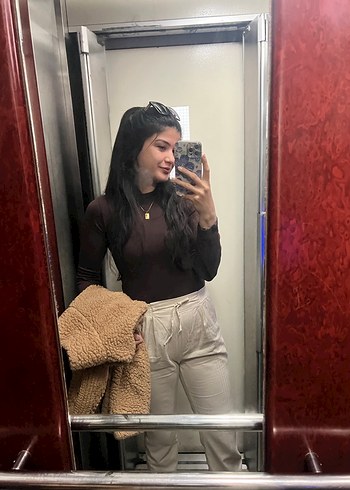 Beyaz Kadın Midi Cigarette Pantolon - Görsel 2