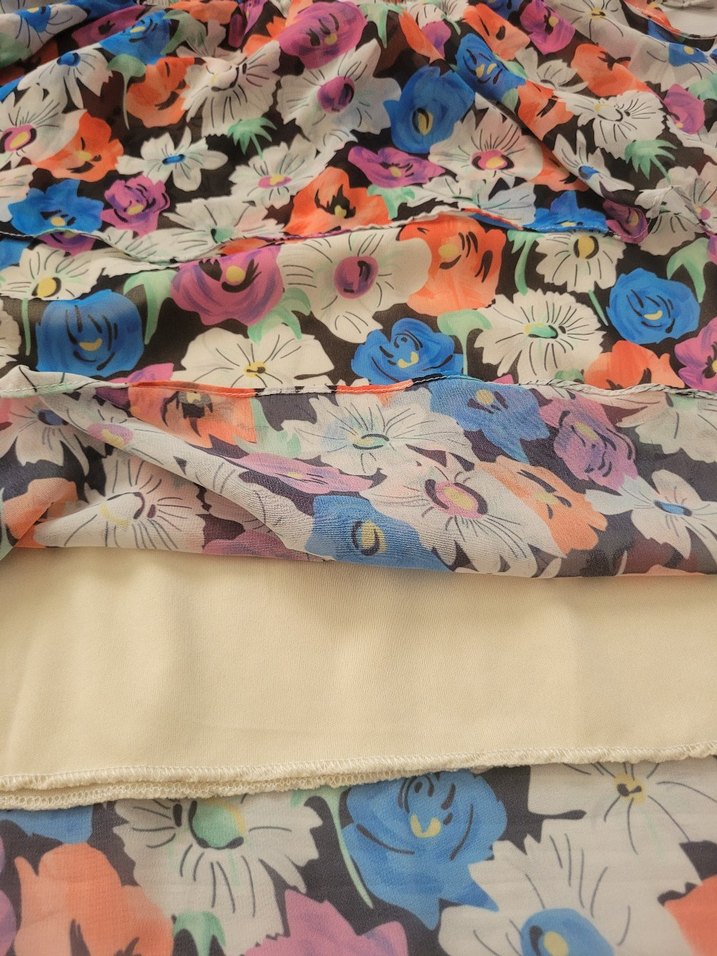 Çiçek Desenli Bohem Midi Elbise - Görsel 2