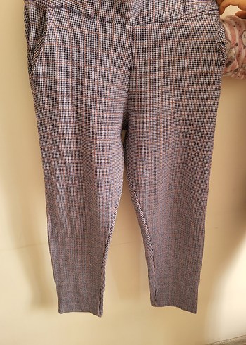 Kadın Gri Kumaş Pantolon - Görsel 3