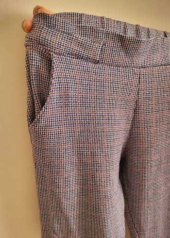 Kadın Gri Kumaş Pantolon - Görsel 2