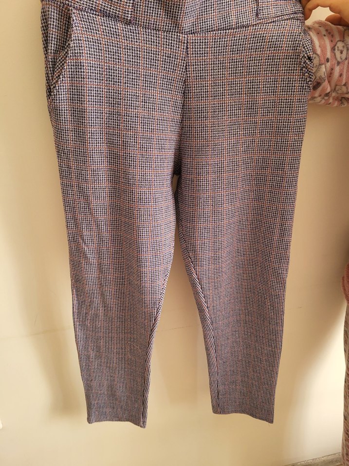 Kadın Gri Kumaş Pantolon - Görsel 3