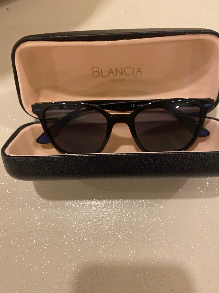 Despada Parlak Siyah ve Koyu Mavi Erkek Güneş Gözlüğü - Görsel 4