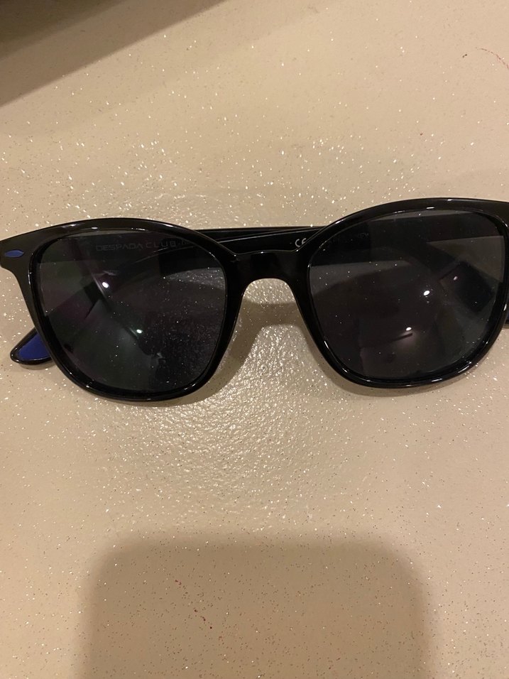 Despada Parlak Siyah ve Koyu Mavi Erkek Güneş Gözlüğü - Görsel 2