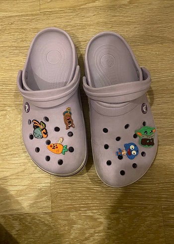 Crocs Mor Platform Topuklu Kadın Terlik - Görsel 4