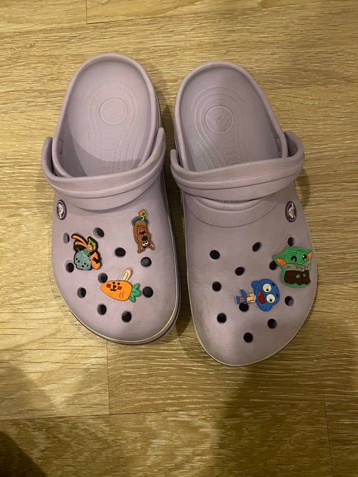 Crocs Mor Platform Topuklu Kadın Terlik - Görsel 4