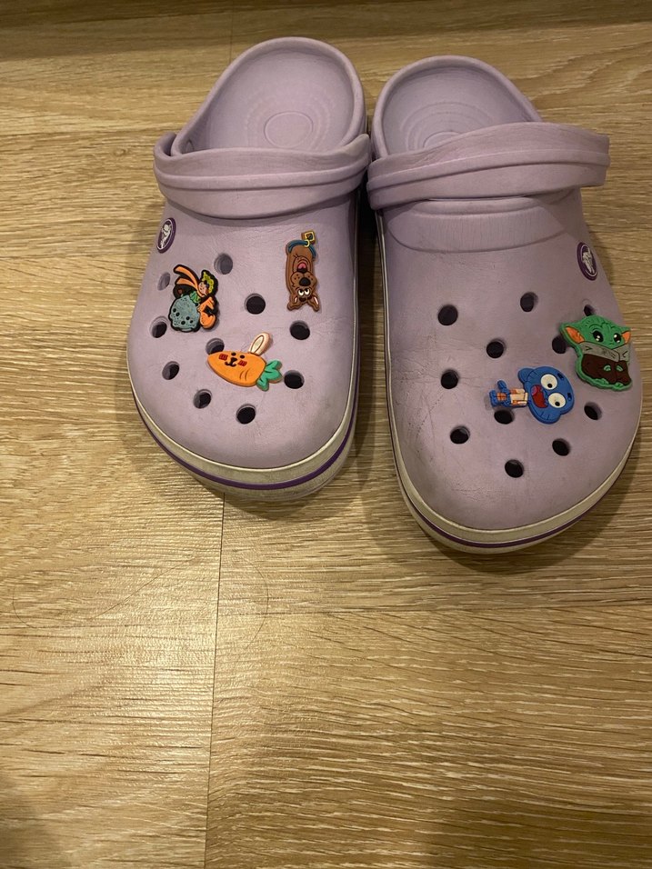 Crocs Mor Platform Topuklu Kadın Terlik - Görsel 2