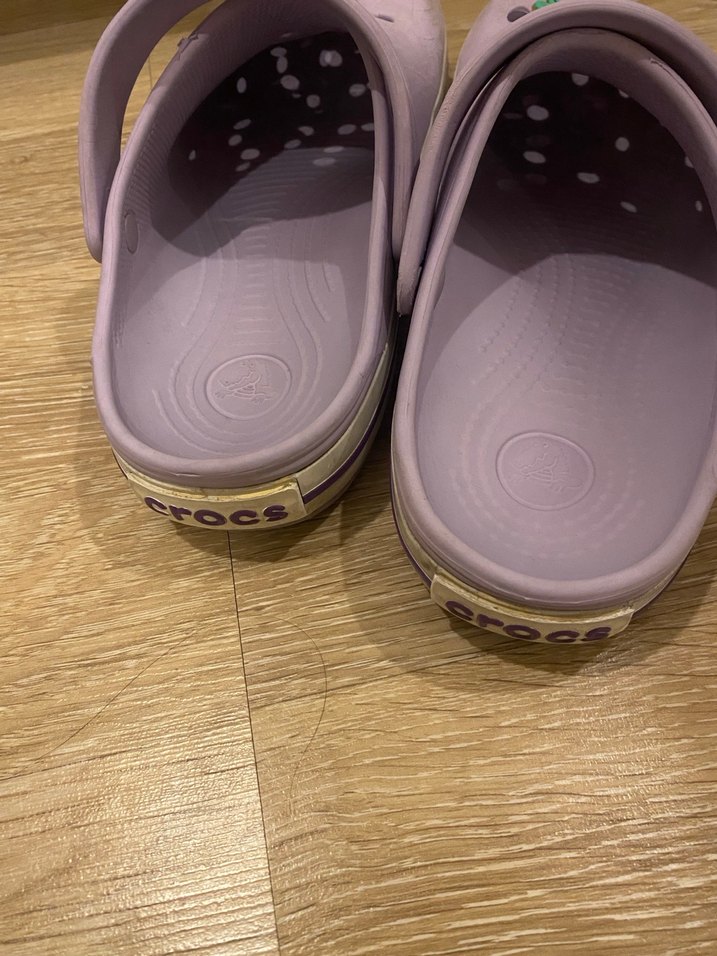 Crocs Mor Platform Topuklu Kadın Terlik - Görsel 3