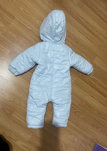 Kapüşonlu Fermuarlı  astronot Tulum - Görsel 3