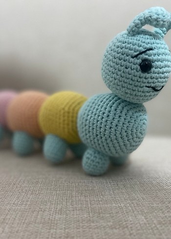 Amigurumi tırtıl oyuncak - Görsel 2