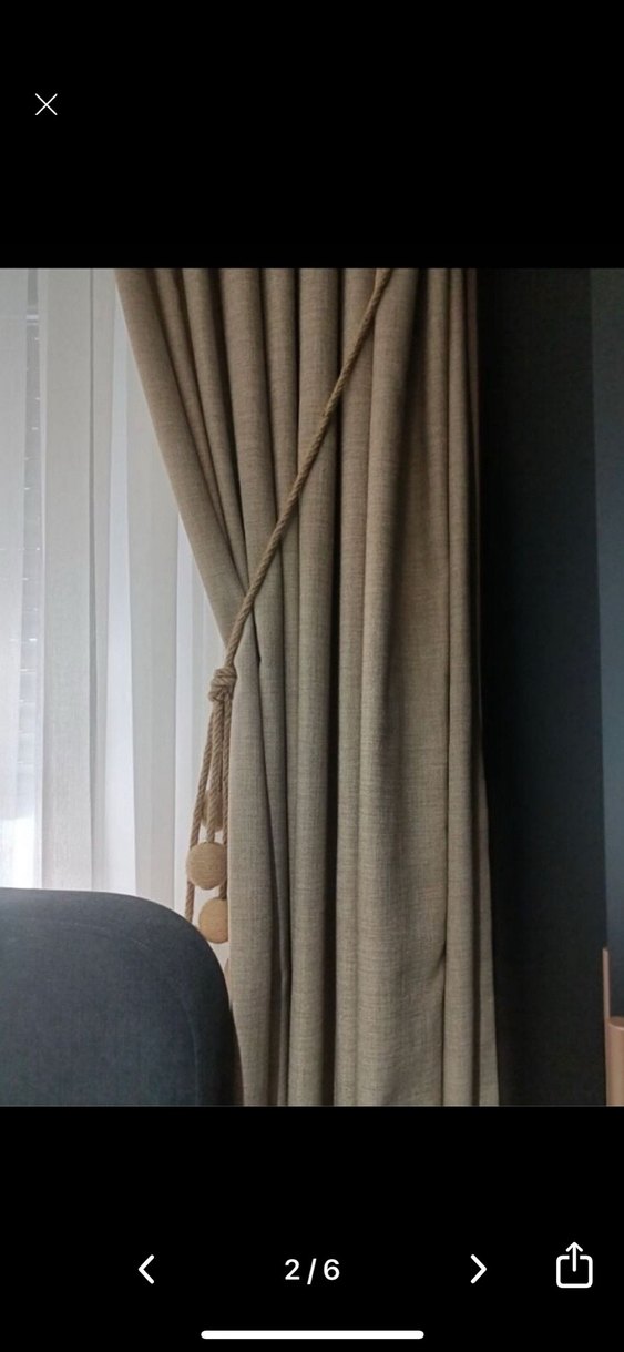 Bej Modern Klasik Perde - Görsel 2