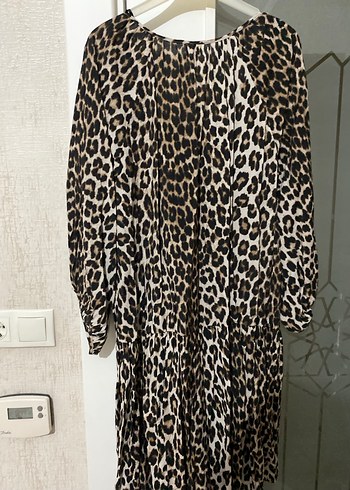 Leopar Desenli Kadın Hamile Tunik - Görsel 5