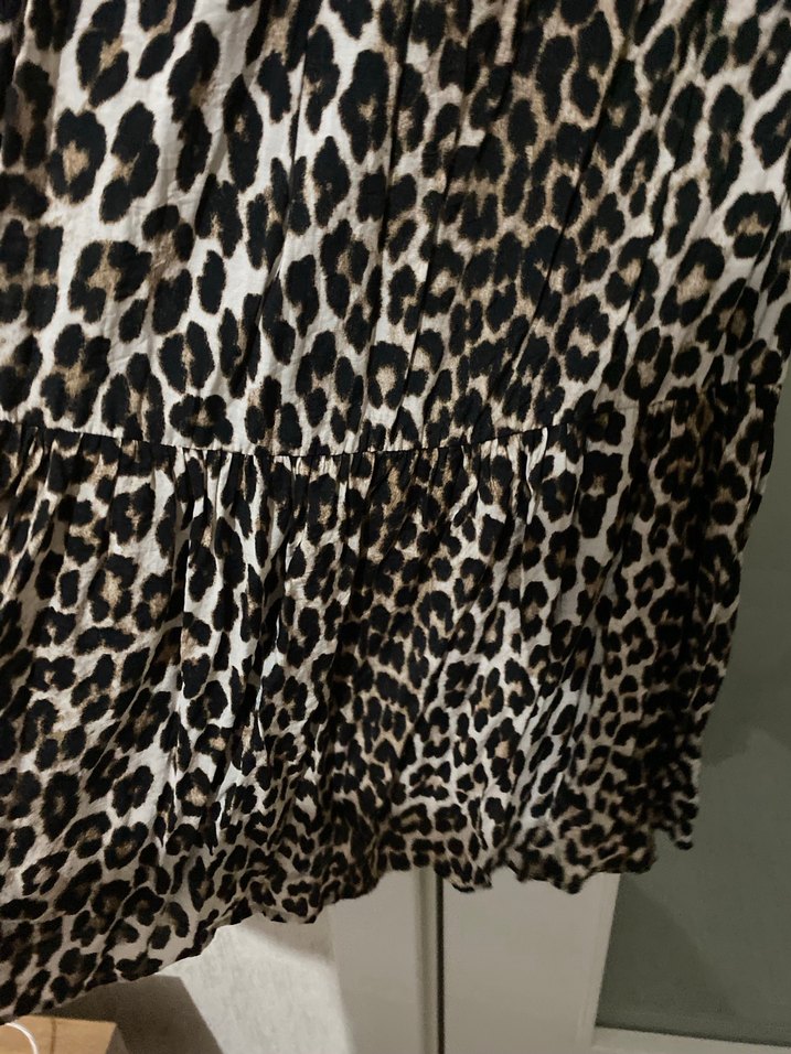 Leopar Desenli Kadın Hamile Tunik - Görsel 4