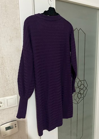 Mor Triko Kadın Uzun Kollu Kazak - Görsel 5