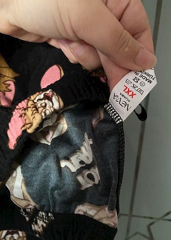 Looney Tunes Baskılı Siyah Erkek Pijama Altı - Görsel 2