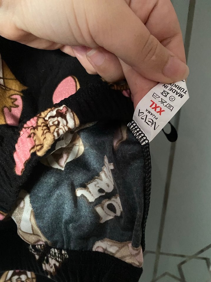 Looney Tunes Baskılı Siyah Erkek Pijama Altı - Görsel 2