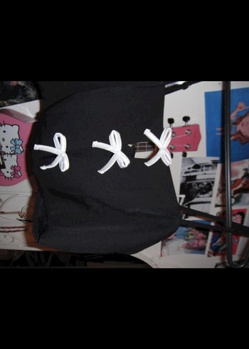 Siyah Bant Detaylı Gotik Bustiyer - Görsel 2